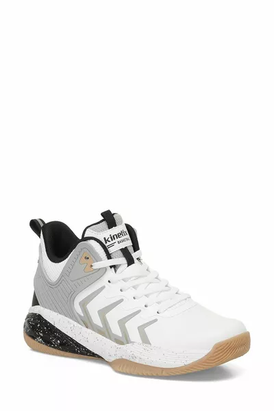 HARGER PU 4PR Blanc Chaussures de basket-ball unisexes