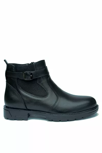 أحذية رجالية مع فرو داخل جلد طبيعي