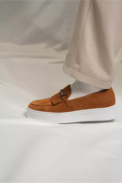 Cervino Echtes Leder Handgefertigte Herren Loafer Schuhe