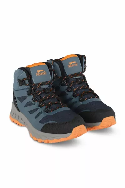 Waterproof Outdoor Sneakers Unisex Black-blue-orange