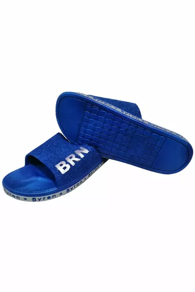 Brn Unisex Marineblauw Wit Antislip Zool Zee Strand Zwembad Dagelijks Wandelen Slippers