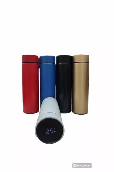 Dereceli Vakumlu Çelik I Isı Sicaklik Göstergeli Termos