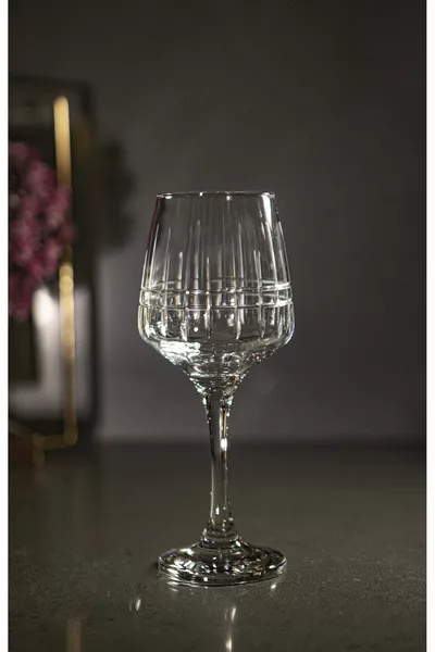  Stück -Sitzer Plaid Hand Decor Kristall Schliff Glas Wasser Set