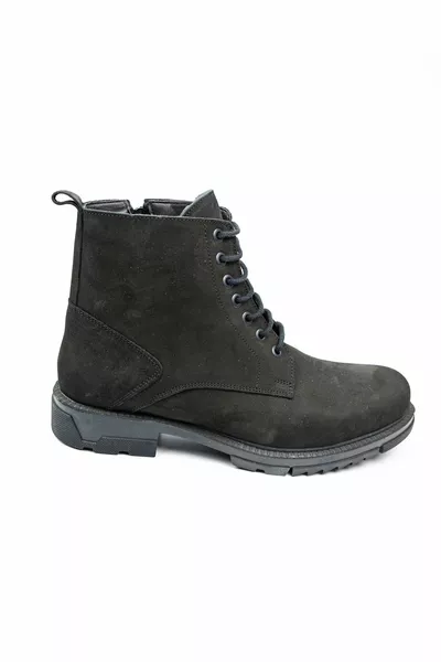  мужской нубук кожа почтовый черный