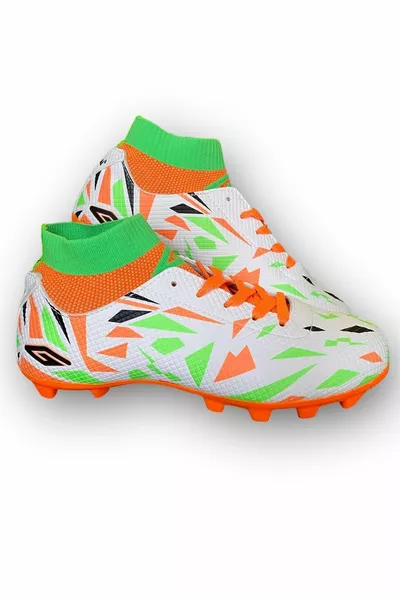 Dugana Socks Gear Връзки Футболни Обувки  Бял