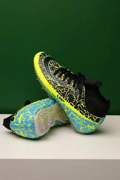 Leo  Прозрачна подметка Мъжки футболни обувки Astroturf Field Gear