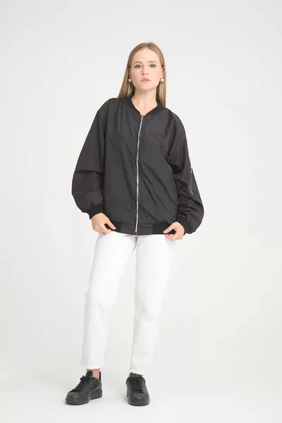 Оверсайз унисекс парашут сезонно бомбър яке