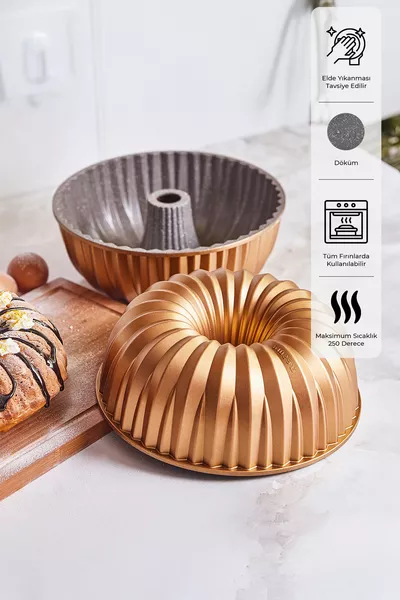 Форма для выпечки Griss Hardstone cm, золотая