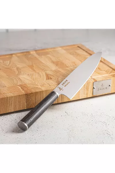 Gyutou Chef Knife with Wooden Handle - Stainless Steel  Cm