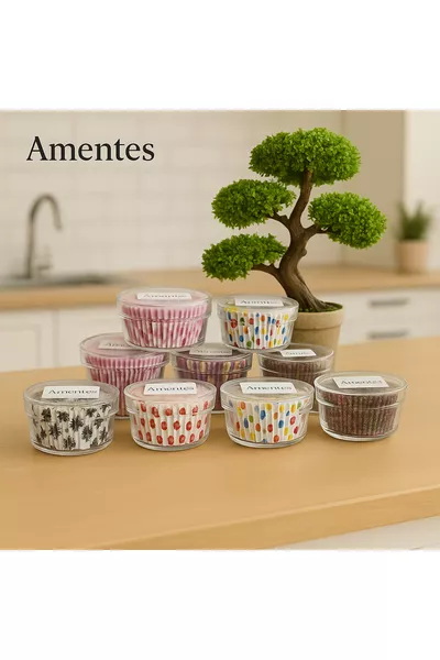 Muffin Brownie Cupcake Papiervorm met Patroon