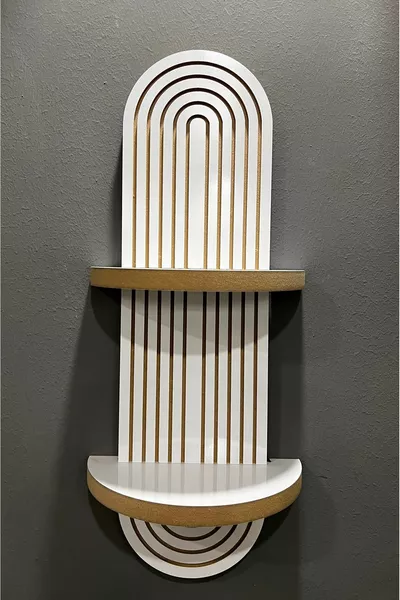 Semplice Декоративна стена рафт от дъб