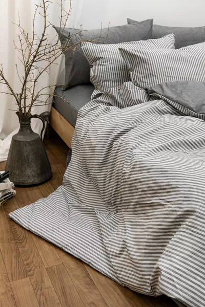 Set di biancheria da letto singolo naturale tinto con filato Harmony Hues (lenzuolo con angoli)