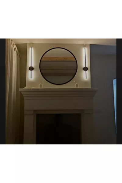 Batterij Wandverlichting, Wandlamp Binnen 1 Stuk ZWARTE WANDLAMP