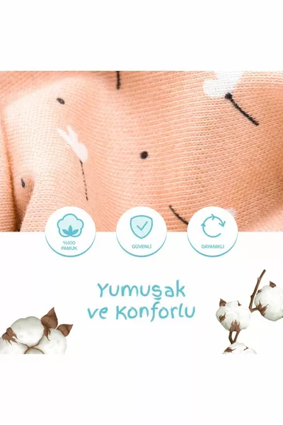 0-3 Monate Gemustertes Neugeborenen-Wickeltuch aus Baumwolle, neue Saison