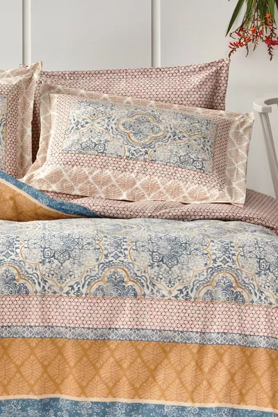 Delissa Tweepersoons Ranforce Beddengoed Set - Blauw