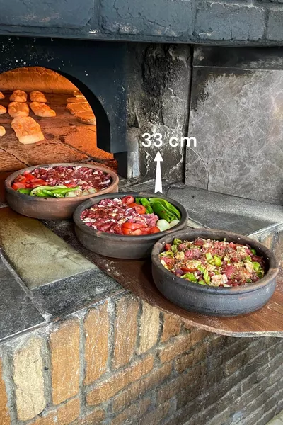 Cocotte en terre cuite de taille moyenne - Plat à four - Plat de cuisson cm, pour 5-6 personnes, résistant au feu