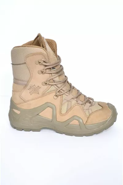 Tactische nbj Nubuck Beige Echt Lederen Heren Waterdichte Outdoor Schoenen-laarzen