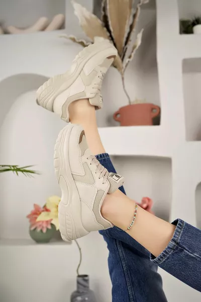 Women's Nud Laceless Stone Knitwear Women's Sneaker