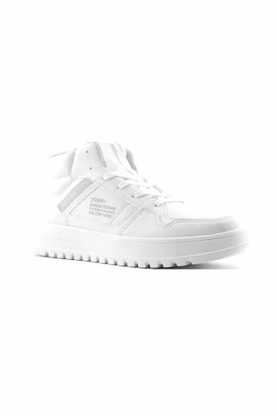  سنيكرز رجالي-أبيض أبيض