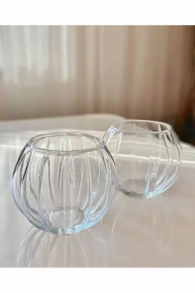 ARA 2 قطعة كوسة زجاج مشروب غازي ماء قهوة عرض كوب قش هدية