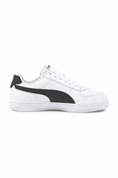Caven Unisexe Blanc Noir Baskets  