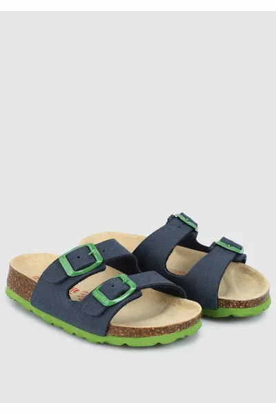 Navy Blue Boys' Slippers