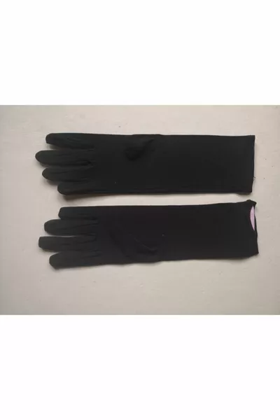 قفازات المرأة السوداء ملاءة السرير قفازات الحجاب