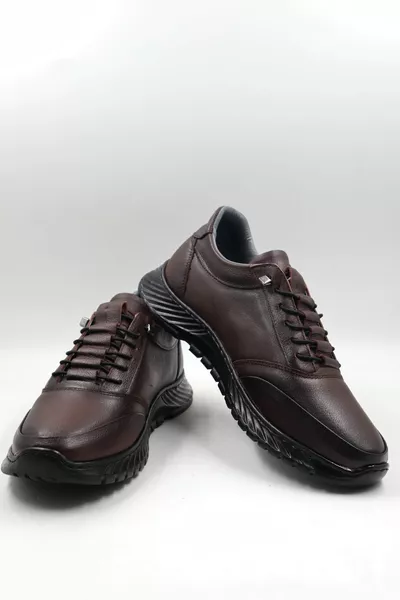 الرجال الداخلية الخارجية جلد طبيعي مريحة جدا خفيفة الوزن كامل العظام الأحذية الرياضية عارضة