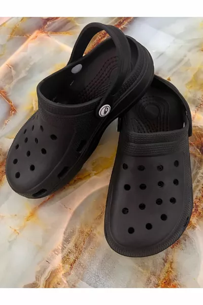 Frauen Schwarz Eva Sea Beach Arzt Krankenschwester Krankenhaus Confort Bequeme Sandalen Hausschuhe