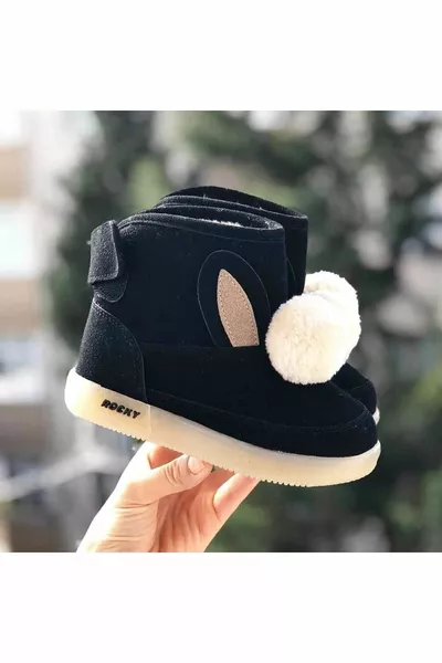  Children's Boots Lighted, Orthopedic, Woolen Velcro Children's Boots