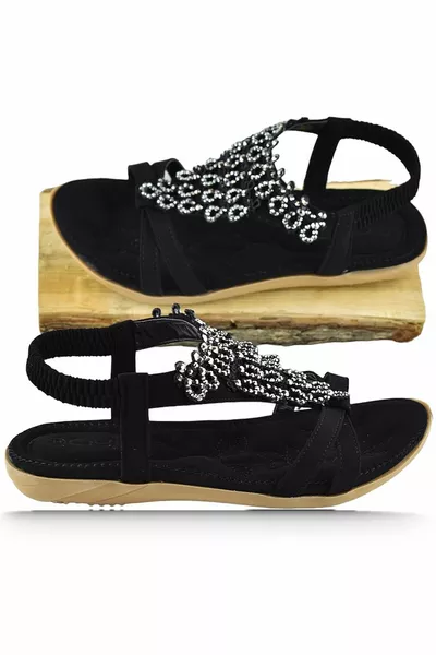 Semelle personnalisée à fond souple Semelle orthopédique Stone Sandales pour femmes 