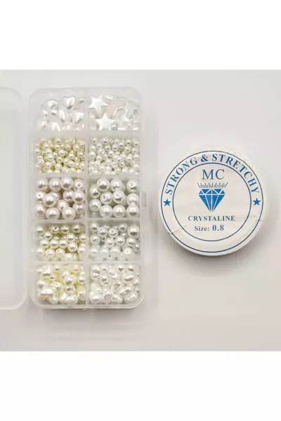 طقم صنع مجوهرات فاخر يتضمن  حبة لؤلؤ