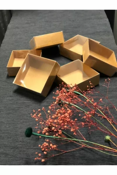 Коробка с крафт-бумагой и ацетатной крышкой  см ( штук) Подарочные коробки для свадьбы, помолвки и хны