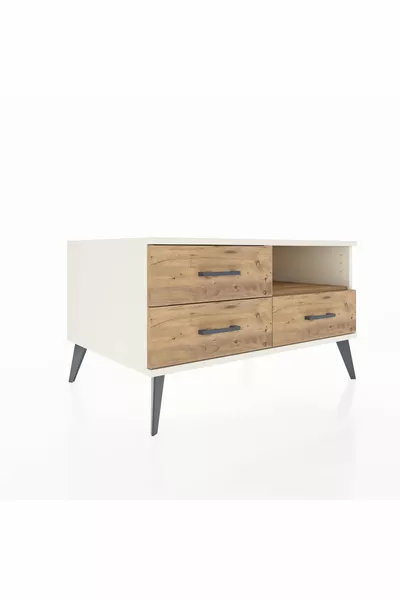 Kronos Dressoir Enkel Rek 3 Laden Agaat-Kiefer