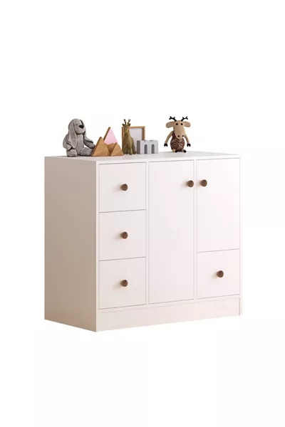 Elif Modern 2-Door 4-Drawer Dresser