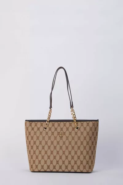 حقيبة كتف نسائية باللون البني للقهوة 