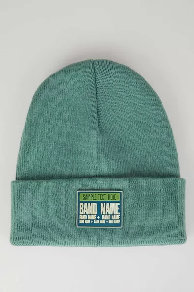 Boys' Label Acrylic Knit Beanie