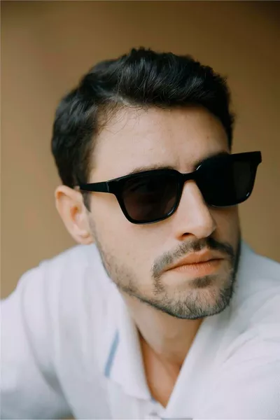 Occhiali da sole da uomo Elvin Black Black