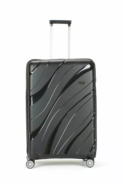 Siyah Polipropilen Büyük Boy Valiz 