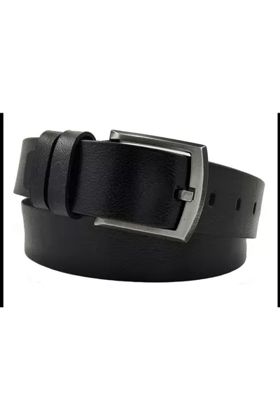 Genuine Buffalo Leather Jeans with Belt, 4-Year Warranty