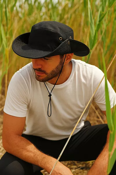 Summer Foldable Safari Fedora Hat