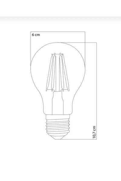 Rustic  LED Filament Bulb  Daylight Lighting Bulb LED Bulb