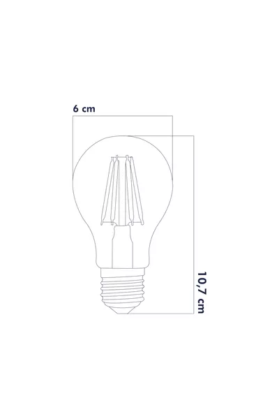 LED Bulb 6W K  (White) ()