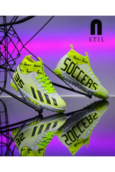 Boys' Indoor Soccer Shoes HS, Non-Cleat with Socks