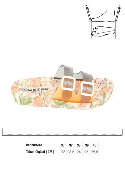 Summer Adjustable Double-Buckle Women's Slippers Suitable for Wet Surfaces