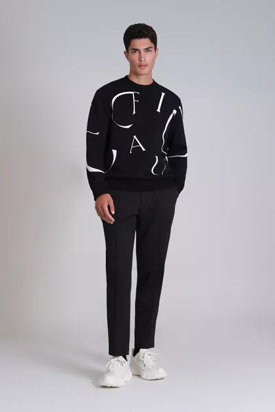 سويت شيرت رجالي فرانك أسود