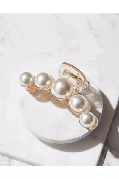 Pince à cheveux avec perles