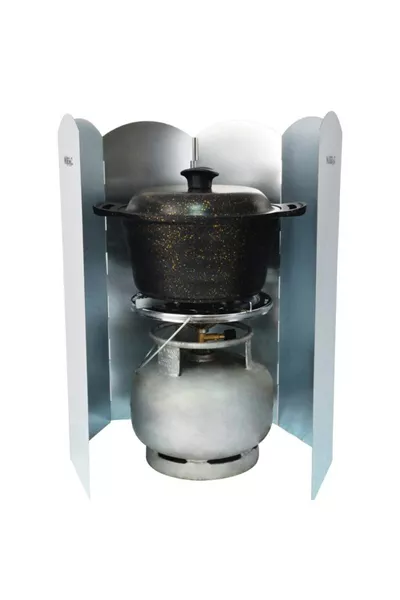 حاجز الرياح المعدني الكبير