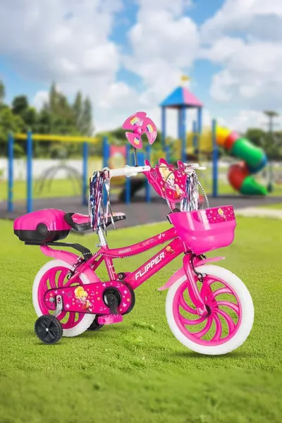 دراجة فتاة وردية  إطار  الموسم الجديد