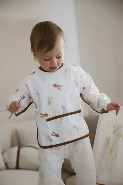 مئزر نشاط بأكمام طويلة مقاوم للسوائل (أرنب)